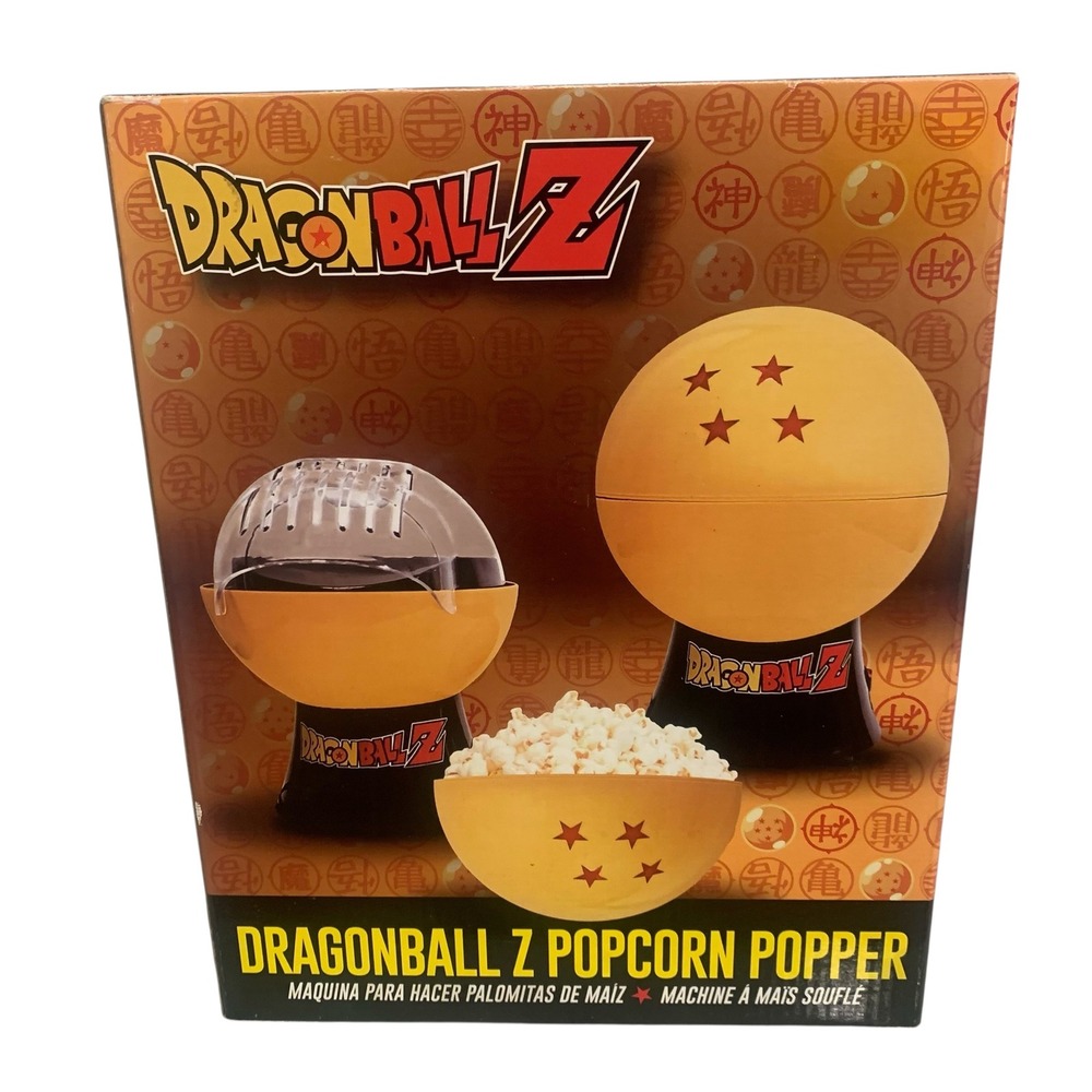 Dragon Ball Z Popcorn Popper‎ Machine 1200W Hot Air 4 Star Ball DBZ New